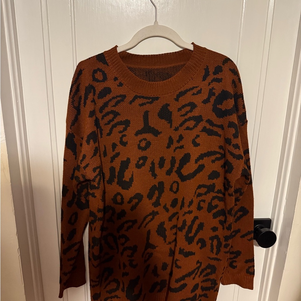 Leopard Print Sweater